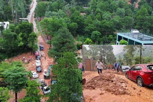 Nguyên nhân vụ sạt lở vùi lấp hàng chục ô tô tại Sóc Sơn