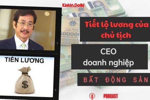Tiết lộ lương của chủ tịch, CEO doanh nghiệp bất động sản