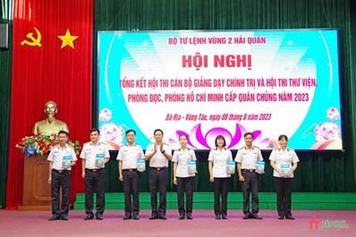 Vùng 2 Hải quân tổng kết tham gia các hội thi cấp Quân chủng năm 2023