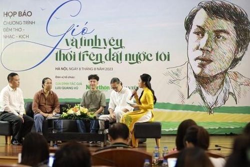 'Gió và tình yêu thổi trên đất nước tôi'- đêm nghệ thuật tái hiện cuộc đời Lưu Quang Vũ