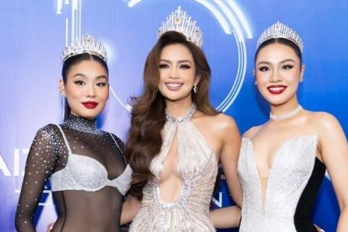 Dàn người đẹp gợi cảm trên thảm đỏ sự kiện khởi động Hoa hậu Hoàn vũ Việt Nam 2023
