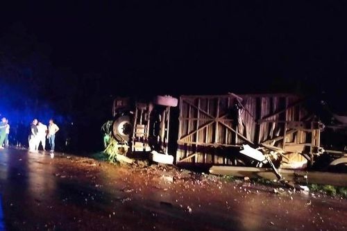 Lật ô tô khách trên Quốc lộ, 1 hành khách tử vong