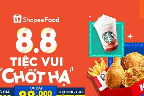Siêu tiệc 8.8 trên ShopeeFood chính thức khai màn, mời bạn ngồi vào bàn tiệc ngập tràn ưu đãi