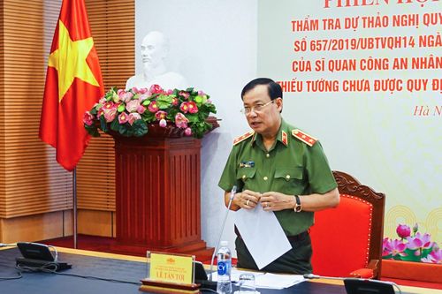 Sửa quy định để bổ sung 5 vị trí trong công an có hàm cao nhất là thiếu tướng