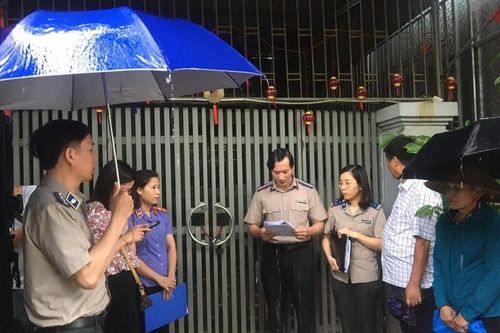 VKSND TP Hà Tĩnh kiểm sát việc cưỡng chế, kê biên tài sản