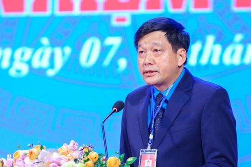 Đồng chí Kha Văn Tám tái đắc cử Chủ tịch Liên đoàn Lao động tỉnh Nghệ An nhiệm kỳ 2023 - 2028