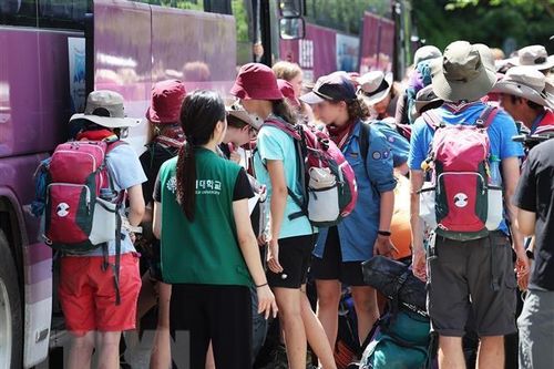 Hàn Quốc dốc toàn lực sơ tán 37.000 hướng đạo sinh tránh bão Khanun