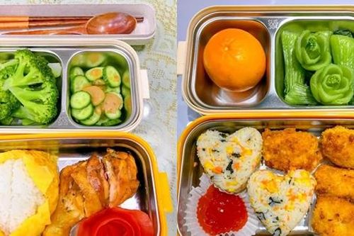 Con gái ngày nào cũng mang hộp cơm đi lớp, các bạn rất ngưỡng mộ đồ ăn mẹ làm