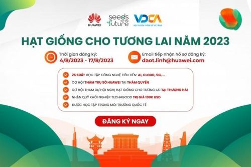 Huawei Việt Nam khởi động chương trình 'Hạt giống cho Tương lai 2023'