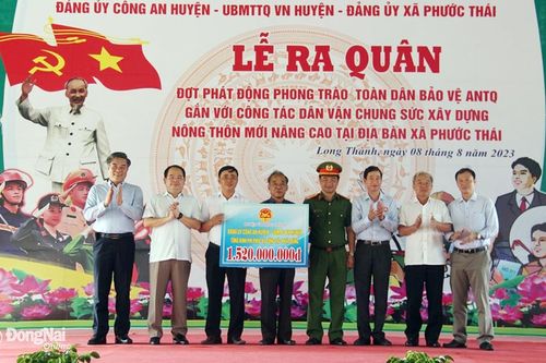 Triển khai phong trào Toàn dân bảo vệ an ninh Tổ quốc sâu rộng trong toàn dân