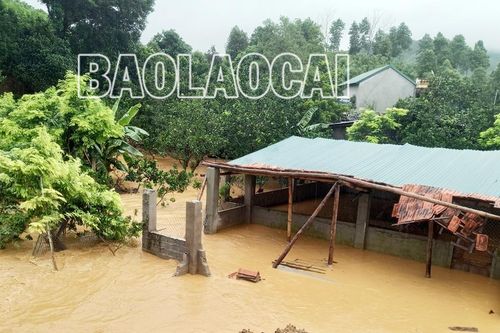 Mưa lũ ngày 7/8 làm 104 ngôi nhà bị ảnh hưởng, thiệt hại trên 5 tỷ đồng