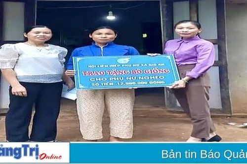 Dành nhiều tâm sức hỗ trợ phụ nữ phát triển kinh tế