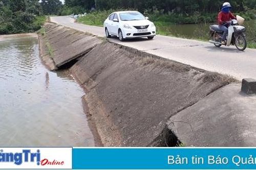 Cần đánh giá toàn diện chất lượng dự án đường về xã Triệu Giang