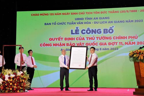 Công nhận hiện vật Mukhalinga Ba Thê là bảo vật quốc gia