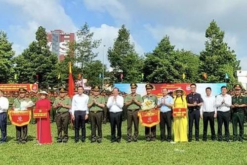 Công an TPHCM long trọng khai mạc Hội thi điều lệnh, quân sự, võ thuật và Hội thao mở rộng 2023