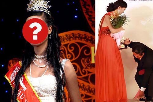 Hoa hậu Việt Nam nào từng đánh rơi vương miện ngay đêm đăng quang?