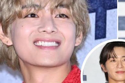 V BTS lại 'đốn tim' fan với visual sáng rực tại buổi chiếu phim của Park Seo Joon