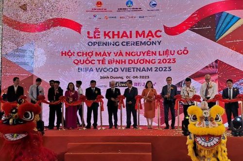 Hơn 100 doanh nghiệp tham gia Hội chợ Máy và nguyên liệu gỗ quốc tế Bình Dương 2023