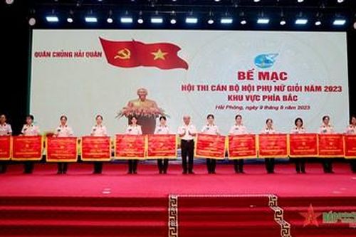 Quân chủng Hải quân: Bế mạc Hội thi cán bộ Hội Phụ nữ giỏi khu vực phía Bắc