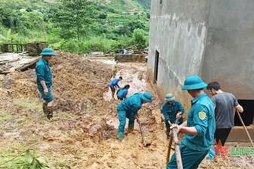 Lai Châu: Bộ đội tích cực giúp dân khắc phục hậu quả thiên tai