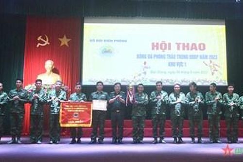Bế mạc Hội thao bóng đá phong trào trong Bộ đội Biên phòng năm 2023