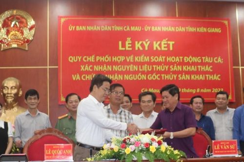 Cà Mau và Kiên Giang phối hợp kiểm soát hoạt động tàu cá