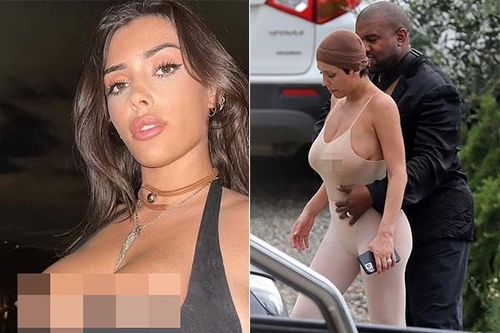 Vợ mới của rapper Kanye West 'bốc lửa' không kém Kim Kardashian