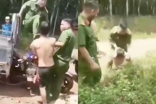 Xác minh clip người mặc trang phục Công an 'chân đạp, tay đấm' người dân
