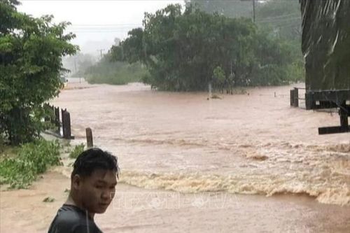 Quân đội Lào tìm kiếm lái xe người Việt mất tích trong vụ lở đất ở quốc lộ 8