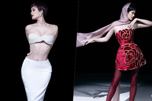 Vietnam's Next Top Model Hương Ly khoe vóc dáng đỉnh cao tại London Fashion Week