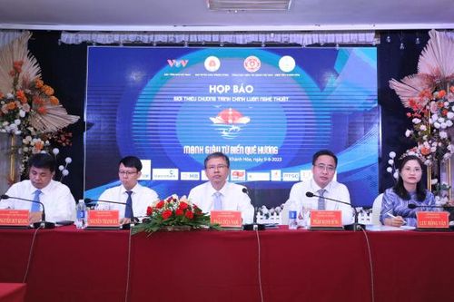 Họp báo giới thiệu chương trình 'Mạnh giàu từ biển quê hương'