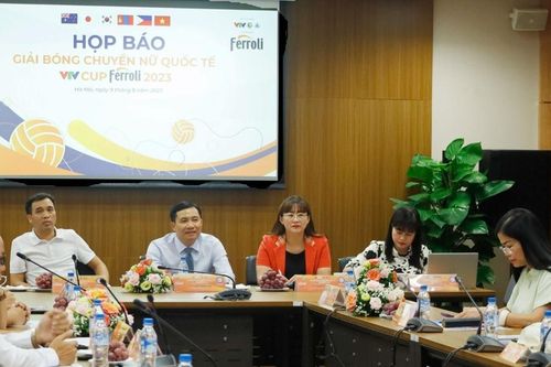 Họp báo Giải Bóng chuyền nữ quốc tế VTV Cup Ferroli 2023