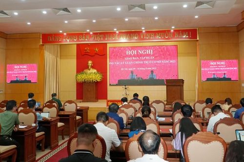 Hội nghị giao ban công tác giáo dục lý luận chính trị ở cơ sở năm 2023