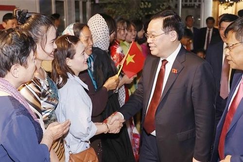 Chủ tịch Quốc hội Vương Đình Huệ thăm Đại sứ quán, cộng đồng người Việt tại Iran