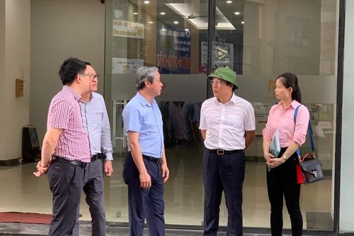 Ban Đô thị khảo sát công tác quản lý nhà chung cư tại quận Hoàng Mai