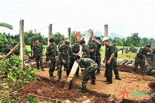 Sáng đẹp những công trình bộ đội