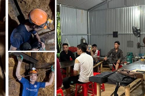 Bắt quả tang 14 đối tượng đang khai thác vàng trái phép