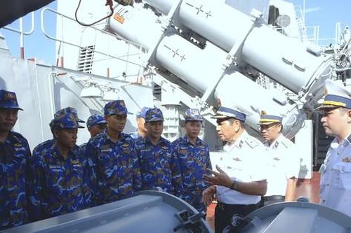 Sát hạch năng lực đội hình tàu mặt nước của Vùng 4 Hải quân
