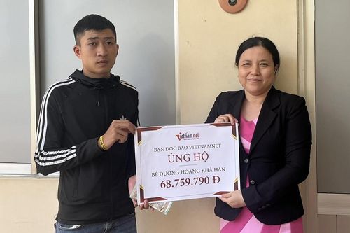 Trao hơn 68 triệu đồng đến bé Dương Hoàng Khả Hân