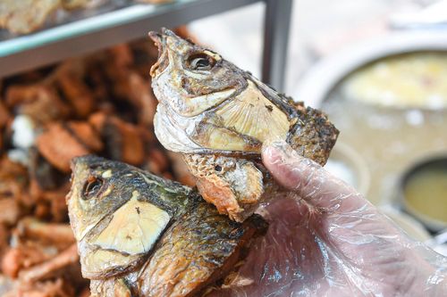 Quán Hà Nội biến đầu cá toàn xương cứng ngắc thành món lạ, nườm nượp khách ăn