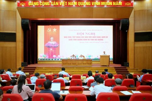 Bàn giao, tiếp nhận các khu vực xâm canh, xâm cư giữa Quảng Ninh và Hải Dương