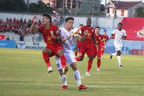 Hồng Lĩnh Hà Tĩnh chia điểm với Hải Phòng trên sân nhà