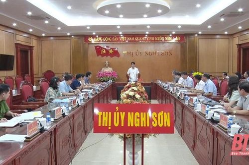 Thông báo kết quả giám sát việc thực hiện Kết luận số 01-KL/TW đối với Ban Thường vụ Thị ủy Nghi Sơn