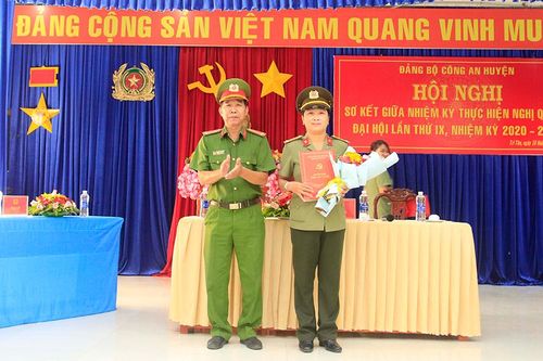 Đảng bộ Công an huyện Tri Tôn sơ kết giữa nhiệm kỳ 2020 - 2025