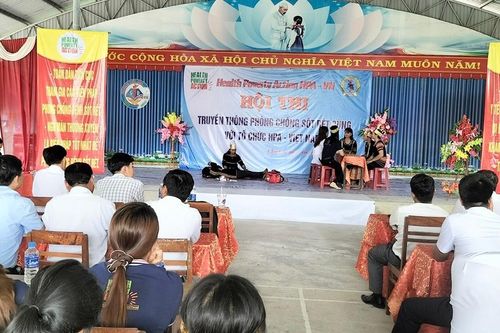 Đội thi xã Chư Gu đạt giải nhất hội thi truyền thông phòng-chống sốt rét