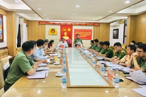 Đoàn công tác của Ban Thường vụ Tỉnh ủy Khánh Hòa Kiểm tra việc thực hiện chuyển đổi số tại Công an tỉnh Khánh Hòa