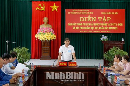 Diễn tập đảm bảo thông tin liên lạc