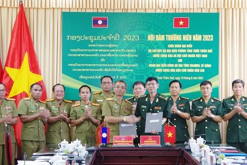 Đảm bảo an ninh, trật tự giữa Thừa Thiên Huế với Sê Kông, Salavan