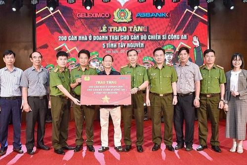 Chung tay xây dựng 200 căn nhà ở doanh trại cho chiến sỹ công an các xã khó khăn