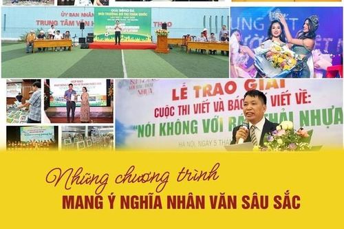 Những sự kiện ý nghĩa nhân văn của Tạp chí Môi trường và Đô thị VN